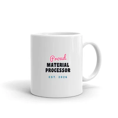 Proud Material Processor Script & Block mug preview