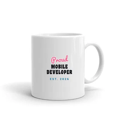 Proud Mobile Developer Script & Block mug preview