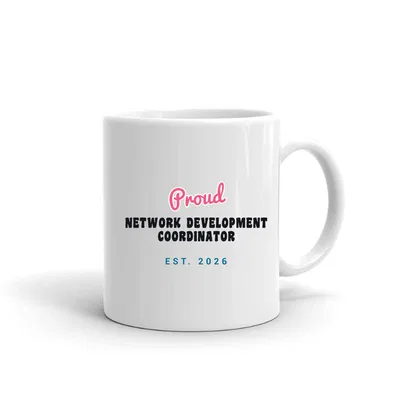 Proud Network Development Coordinator Script & Block mug preview