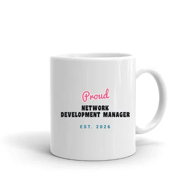 Proud Network Development Manager Script & Block mug preview