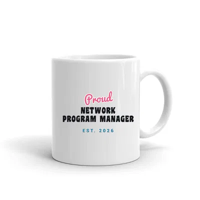 Proud Network Program Manager Script & Block mug preview
