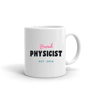 Proud Physicist Script & Block mug preview