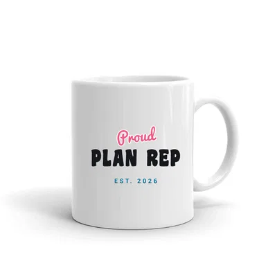 Proud Plan Rep Script & Block mug preview