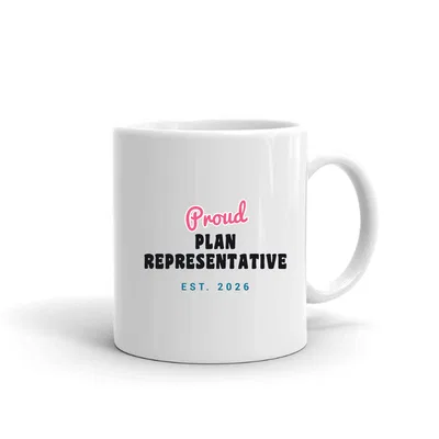 Proud Plan Representative Script & Block mug preview