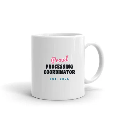 Proud Processing Coordinator Script & Block mug preview