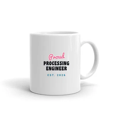 Proud Processing Engineer Script & Block mug preview