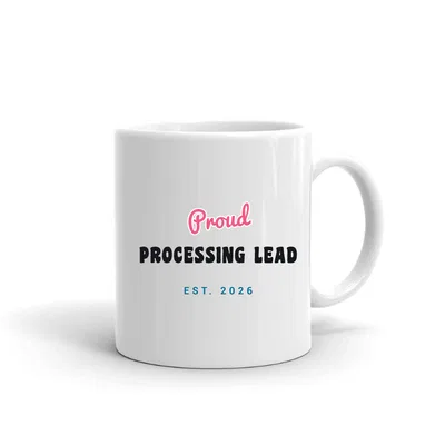 Proud Processing Lead Script & Block mug preview