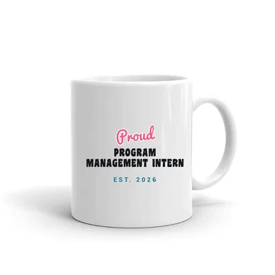 Proud Program Management Intern Script & Block mug preview