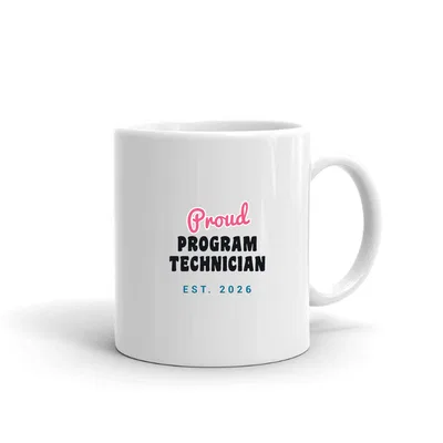 Proud Program Technician Script & Block mug preview