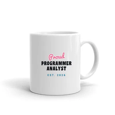 Proud Programmer Analyst Script & Block mug preview