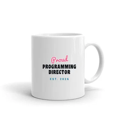 Proud Programming Director Script & Block mug preview