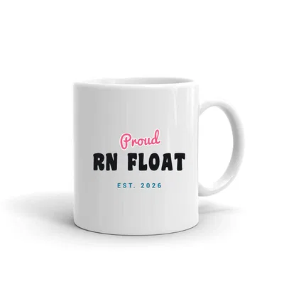 Proud Rn Float Script & Block mug preview