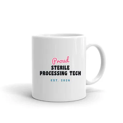 Proud Sterile Processing Tech Script & Block mug preview
