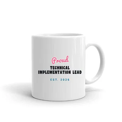 Proud Technical Implementation Lead Script & Block mug preview