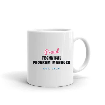 Proud Technical Program Manager Script & Block mug preview