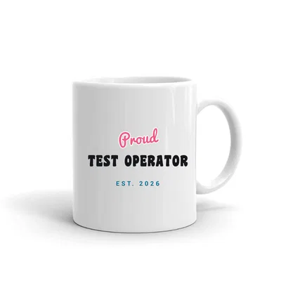 Proud Test Operator Script & Block mug preview