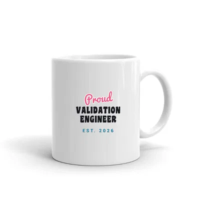 Proud Validation Engineer Script & Block mug preview