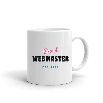 Proud Webmaster Script & Block mug preview