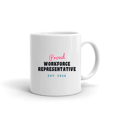 Proud Workforce Representative Script & Block mug preview