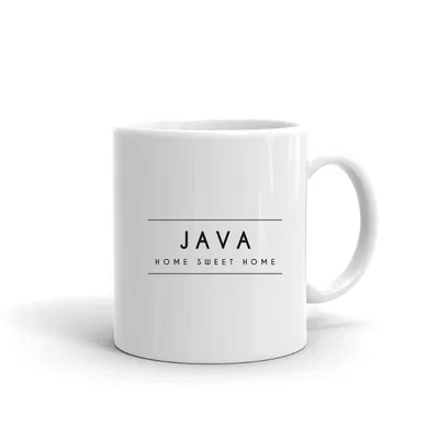 Java Minimal Line mug preview