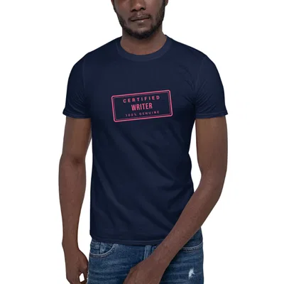 Certified Writer Stamp dark tee preview