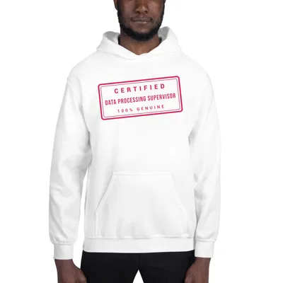 Certified Data Processing Supervisor Stamp hoodie preview
