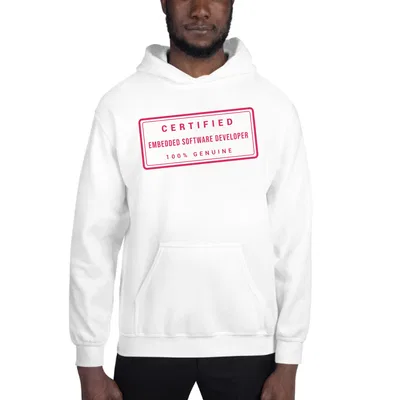 Certified Embedded Software Developer Stamp hoodie preview