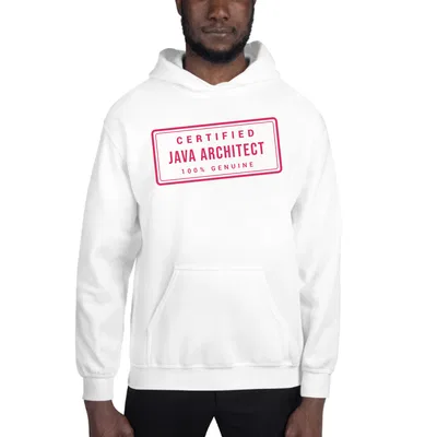 Certified Java Architect Stamp hoodie preview