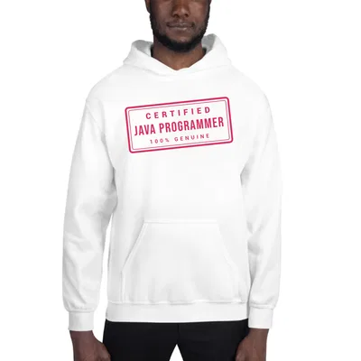 Certified Java Programmer Stamp hoodie preview