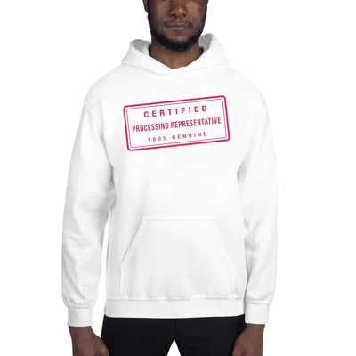 Certified Processing Representative Stamp hoodie preview