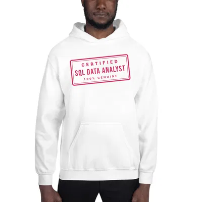 Certified Sql Data Analyst Stamp hoodie preview
