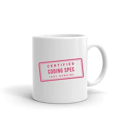 Certified Coding Spec Stamp mug preview