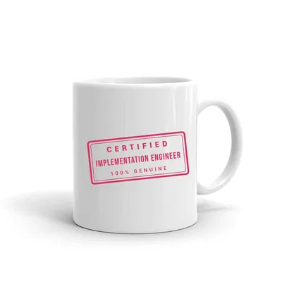 Certified Implementation Engineer Stamp mug preview