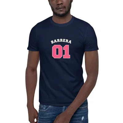 Barrera Jersey Number dark tee preview