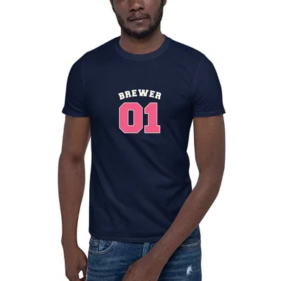 Brewer Jersey Number dark tee preview