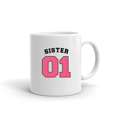 Sister Jersey Number mug preview