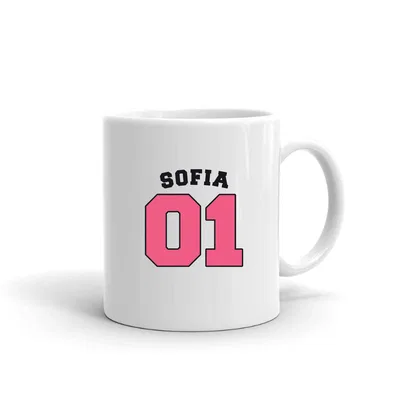 Sofia Jersey Number mug preview