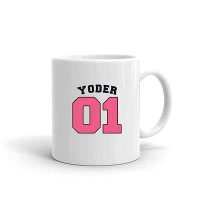 Yoder Jersey Number mug preview