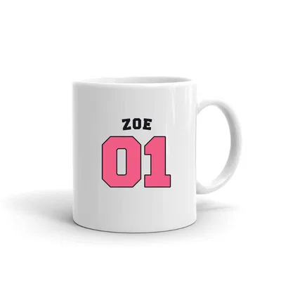 Zoe Jersey Number mug preview