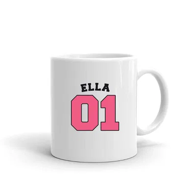 Ella Jersey Number mug preview