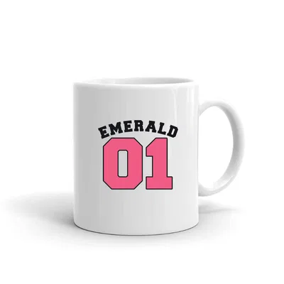 Emerald Jersey Number mug preview