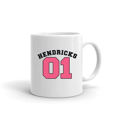 Hendricks Jersey Number mug preview