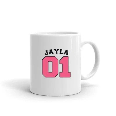 Jayla Jersey Number mug preview