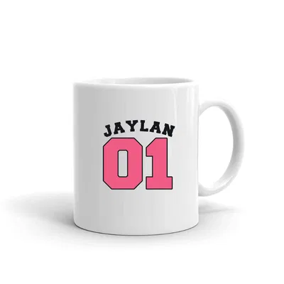 Jaylan Jersey Number mug preview