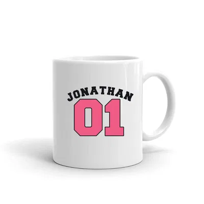 Jonathan Jersey Number mug preview