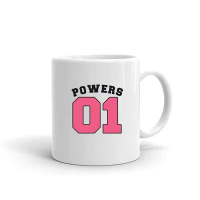 Powers Jersey Number mug preview