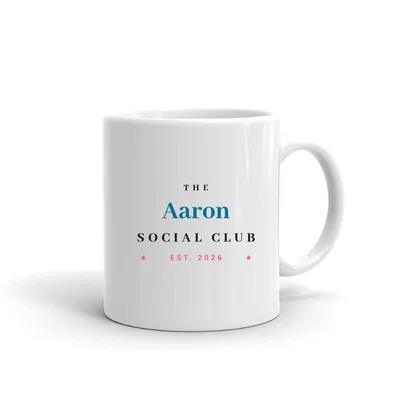 Aaron Social Club mug preview