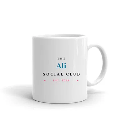 Ali Social Club mug preview