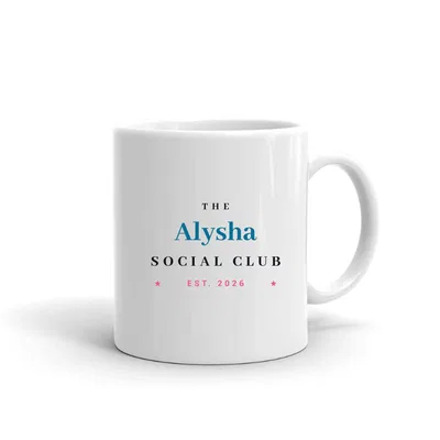 Alysha Social Club mug preview