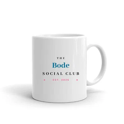 Bode Social Club mug preview